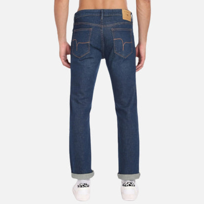 Slim Tapered Fit Dark Wash Jeans