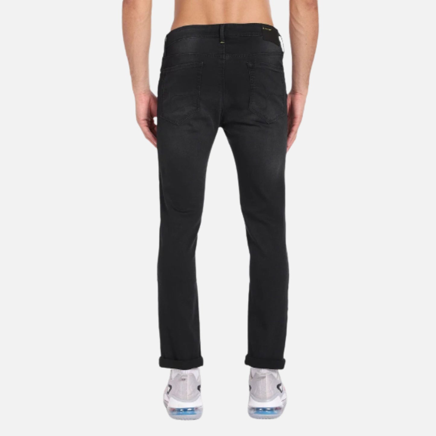 Slim Tapered Fit Stone Wash Jeans