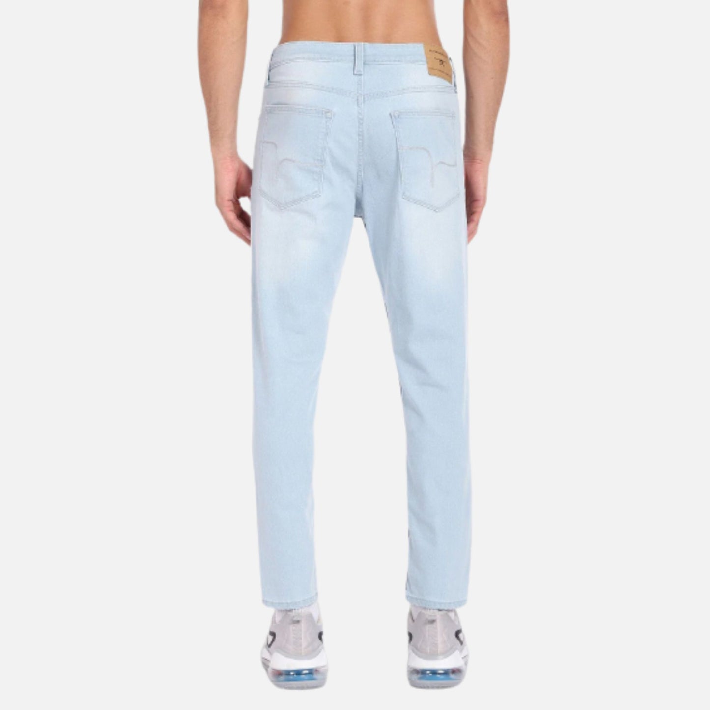 Relax Tapered Stone Wash Jeans