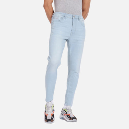 Relax Tapered Stone Wash Jeans