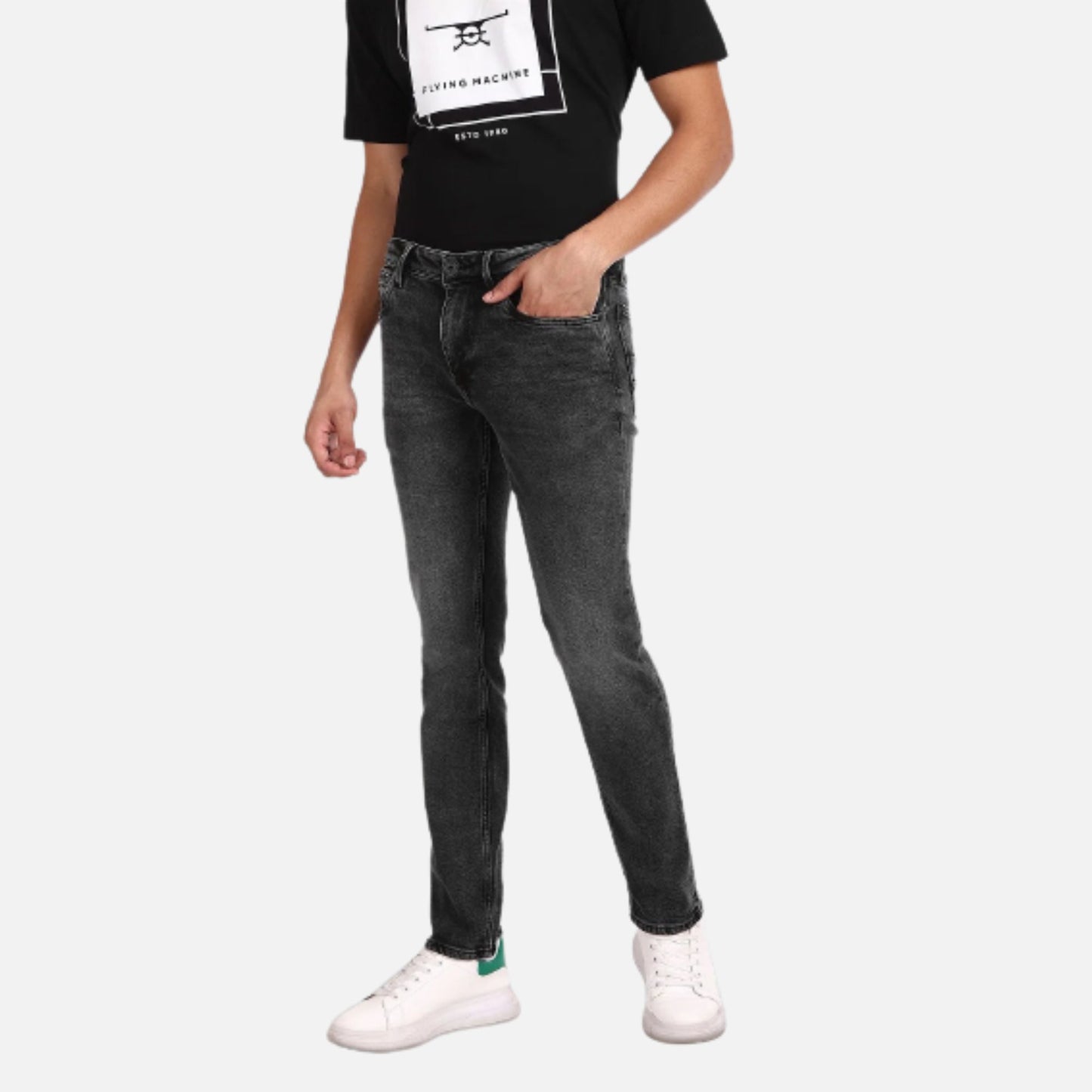 Twill Michael Slim Tapered Fit Jeans