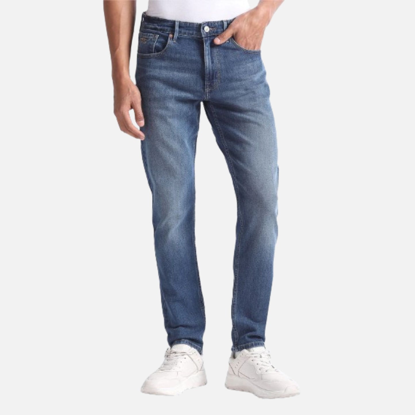 Slash Slim Tapered Stone Wash Jeans