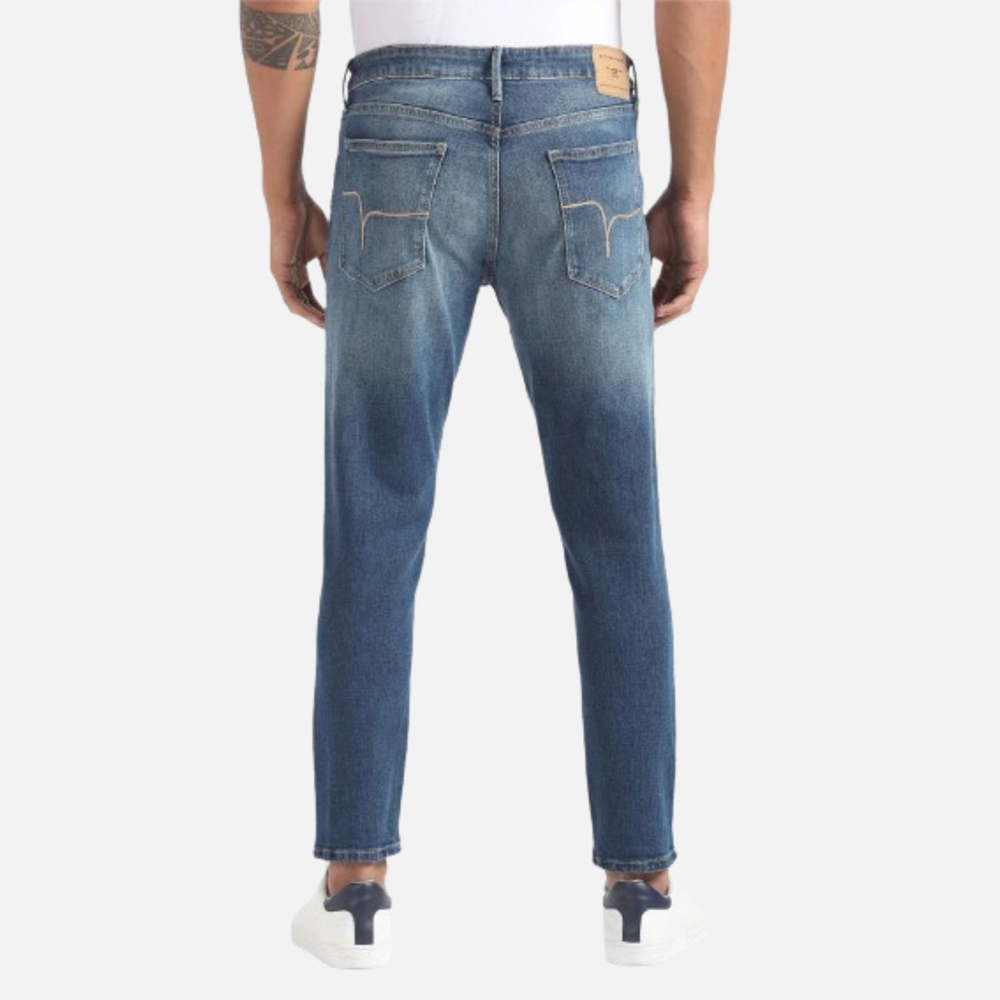 Mankle Relaxed Tapered Stone Wash Jeans