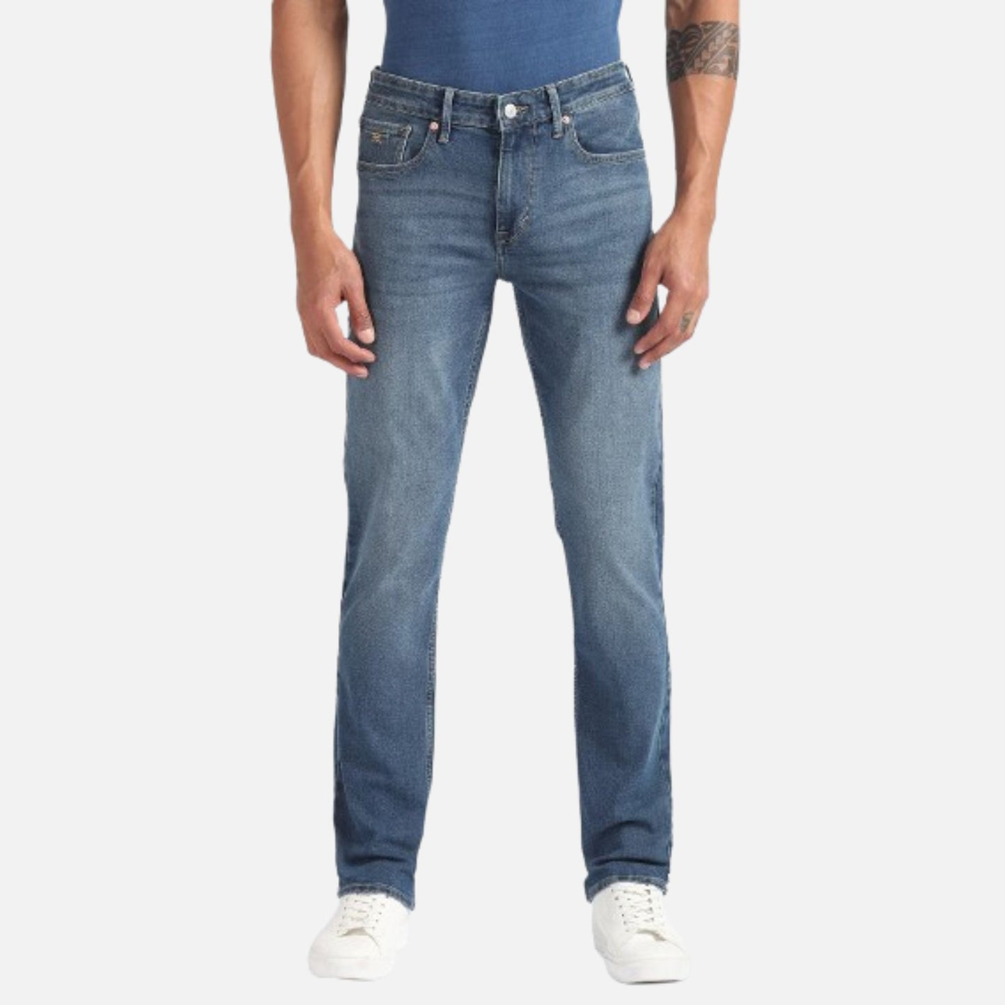 Mis Rise F-Jango Straight Fit Jeans