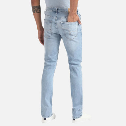 Mid Rise Freddie Slim Straight Jeans