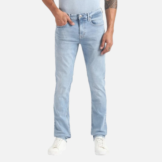 Mid Rise Freddie Slim Straight Jeans