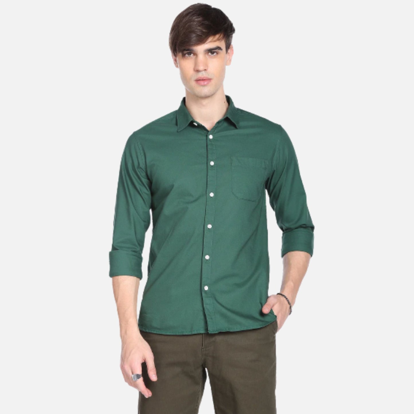 Dobby Slim Fit Casual Shirt