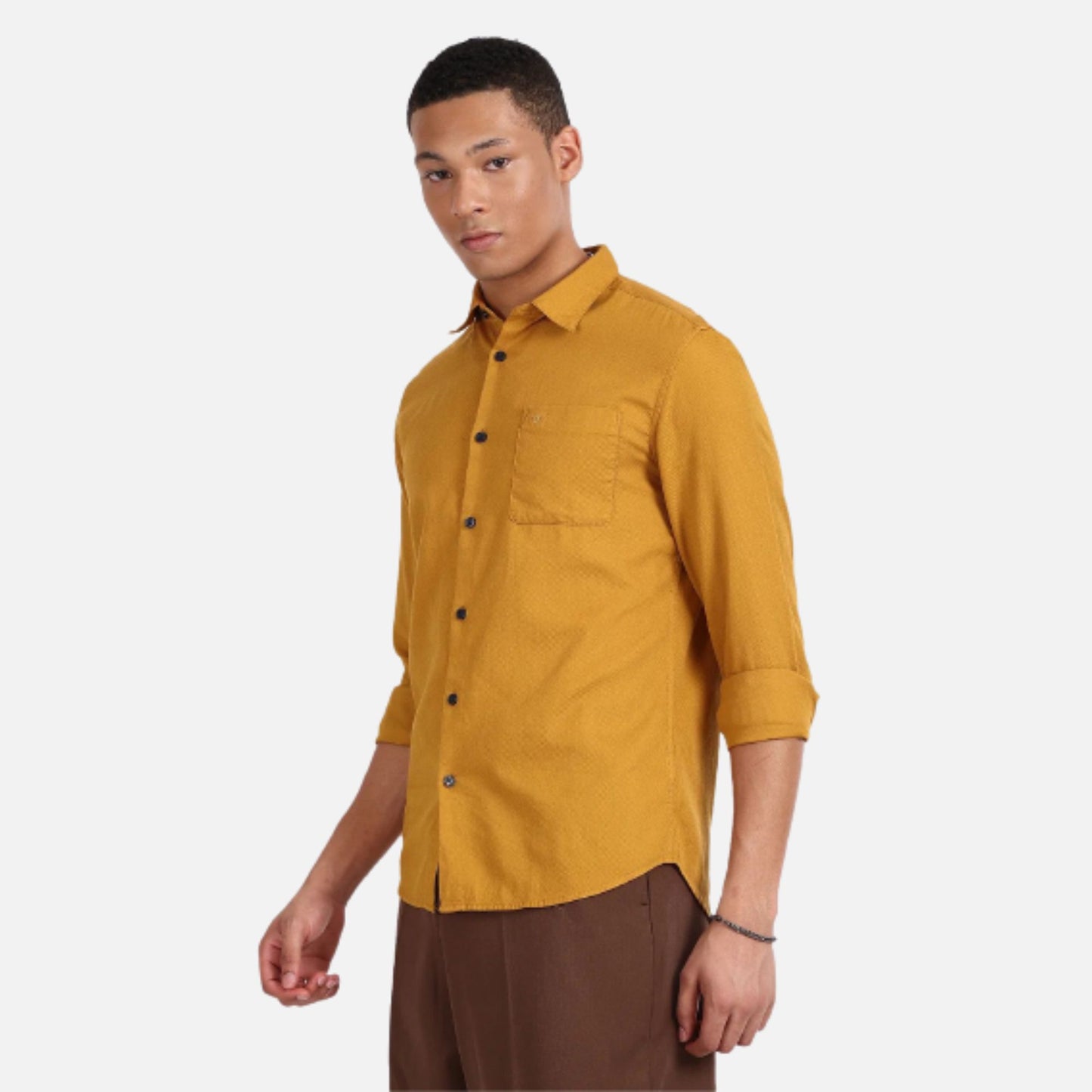 Slim Fit Cotton Casual Shirt