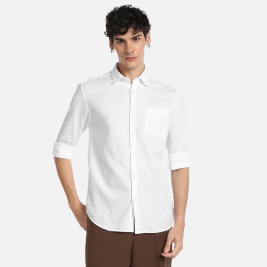 Dobby Cotton Casual Shirt