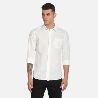 Solid Slim Fit Shirt