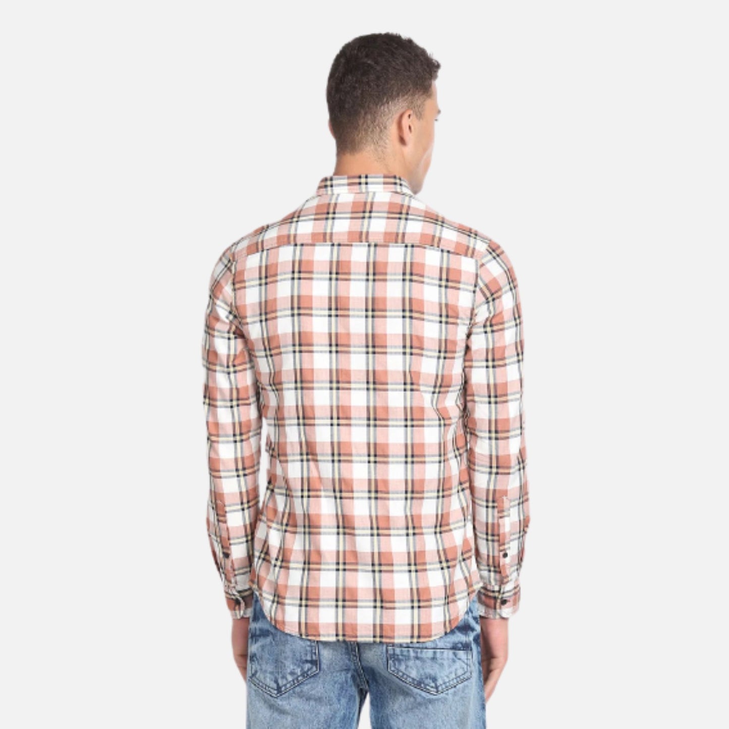 Plaid Check Slim Fit Shirt