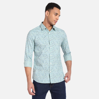 Floral Print Slim Fit Shirt