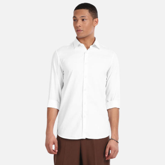 Solid Slim Fit Shirt