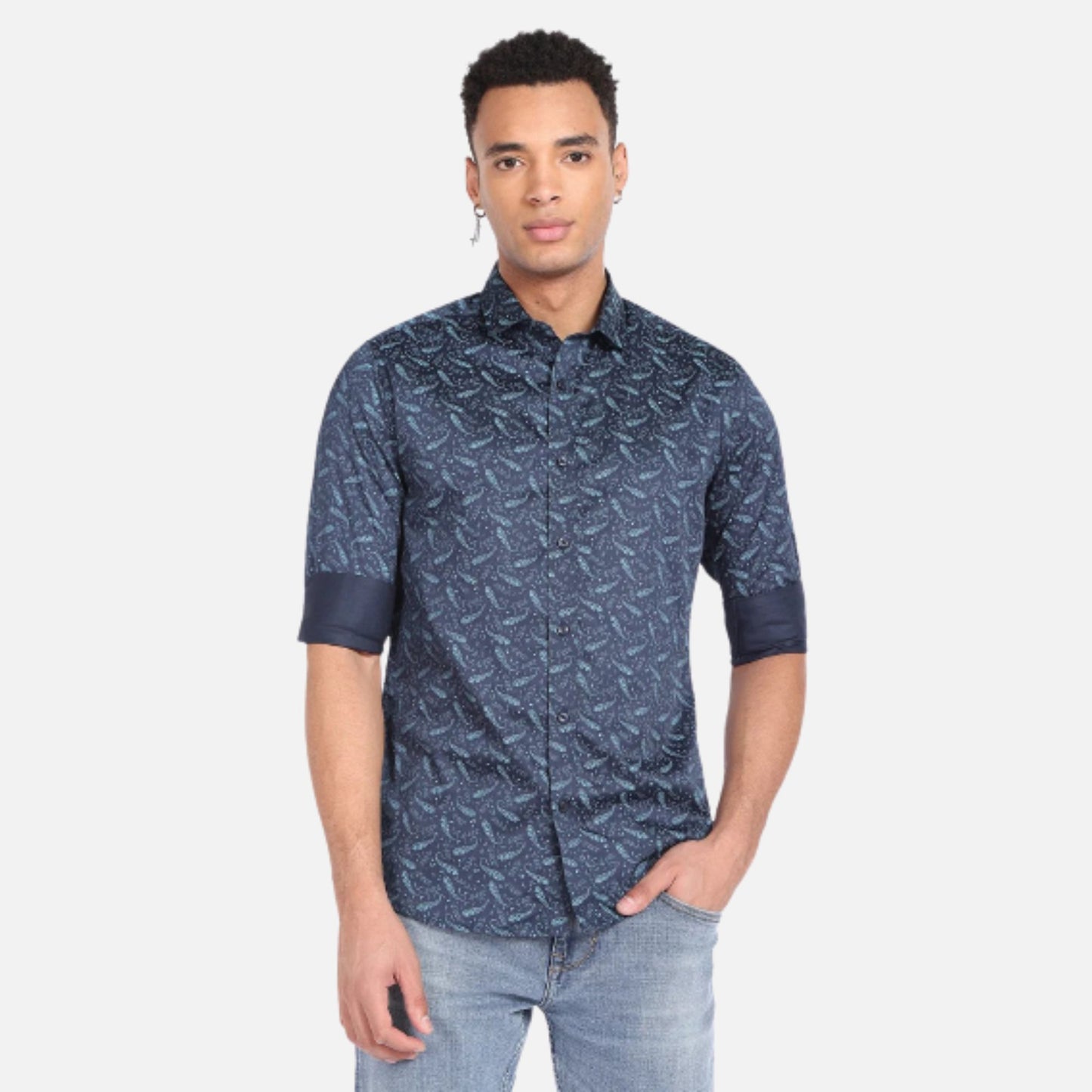 Paisley Print Slim Fit Shirt