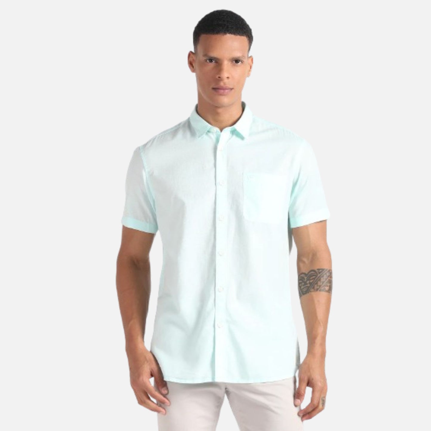 Solid Slim Fit Shirt