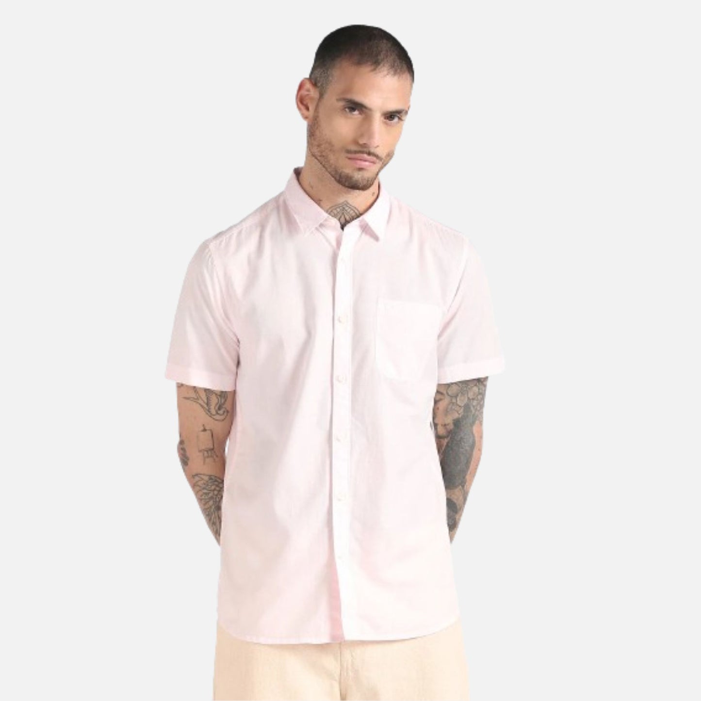 Short Sleeve Slim Shirt