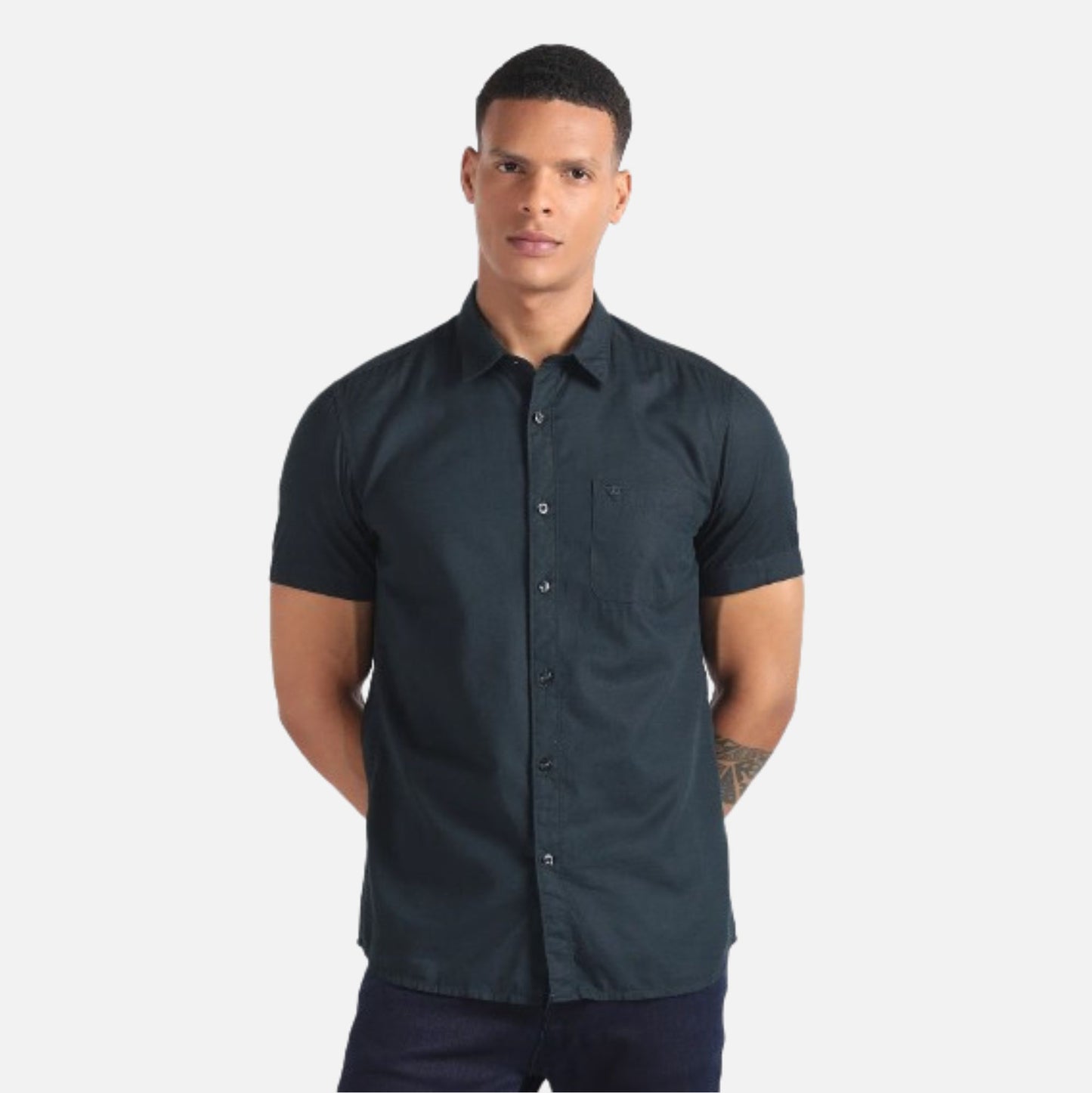 Solid Slim Fit Shirt