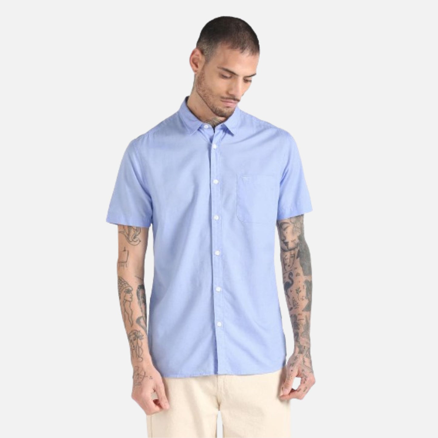 Short Sleeve Slim Shirt