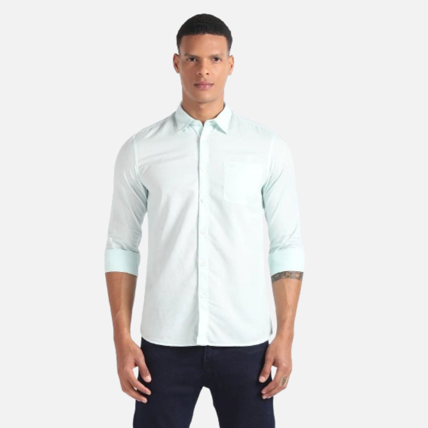 Solid Slim Fit Shirt