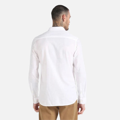 Cotton Linen Solid Shirt