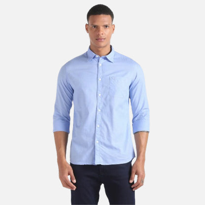 Cotton Linen Solid Shirt