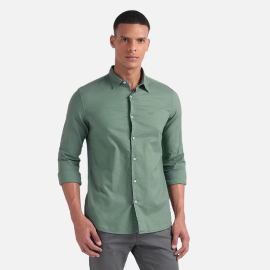 Cotton Slub Slim Fit Shirt