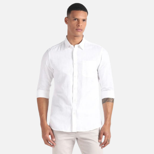 Solid Slim Fit Shirt