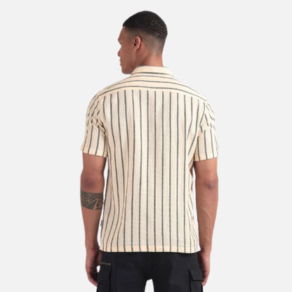 30'S Slub Striped Shirt