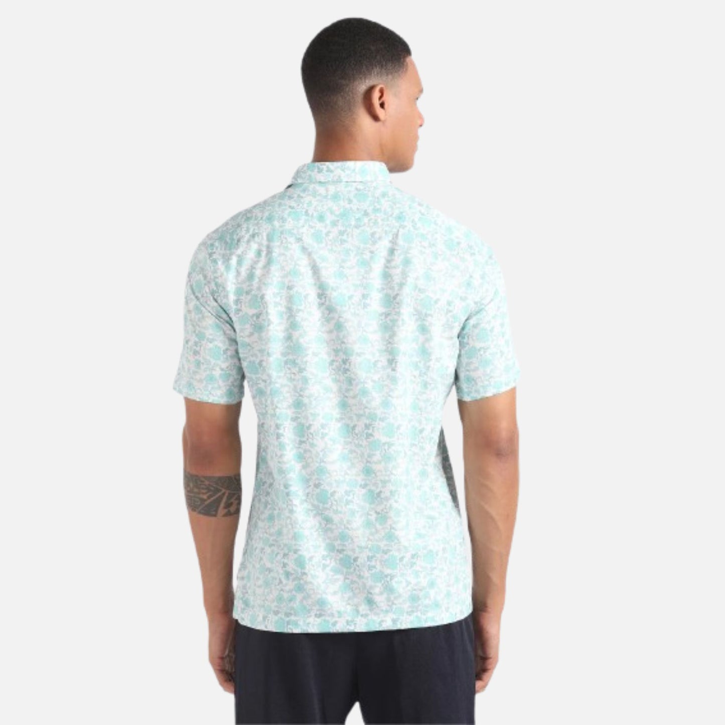 Short Sleeve Floral Print Shirt