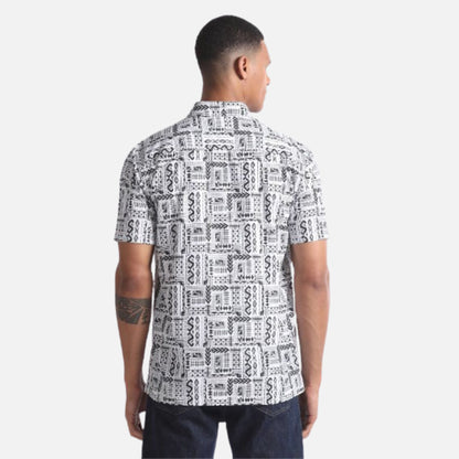 Motif Print Short Sleeve Shirt