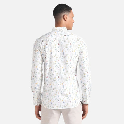 Cotton Floral Print Shirt