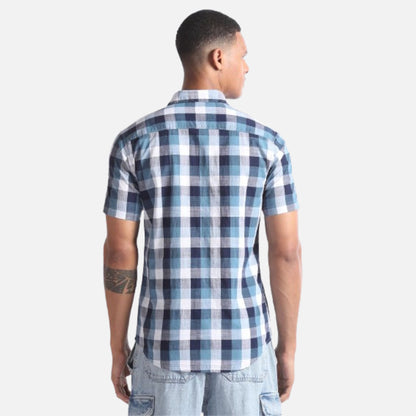 Plaid Check Pinpoint Oxford Shirt