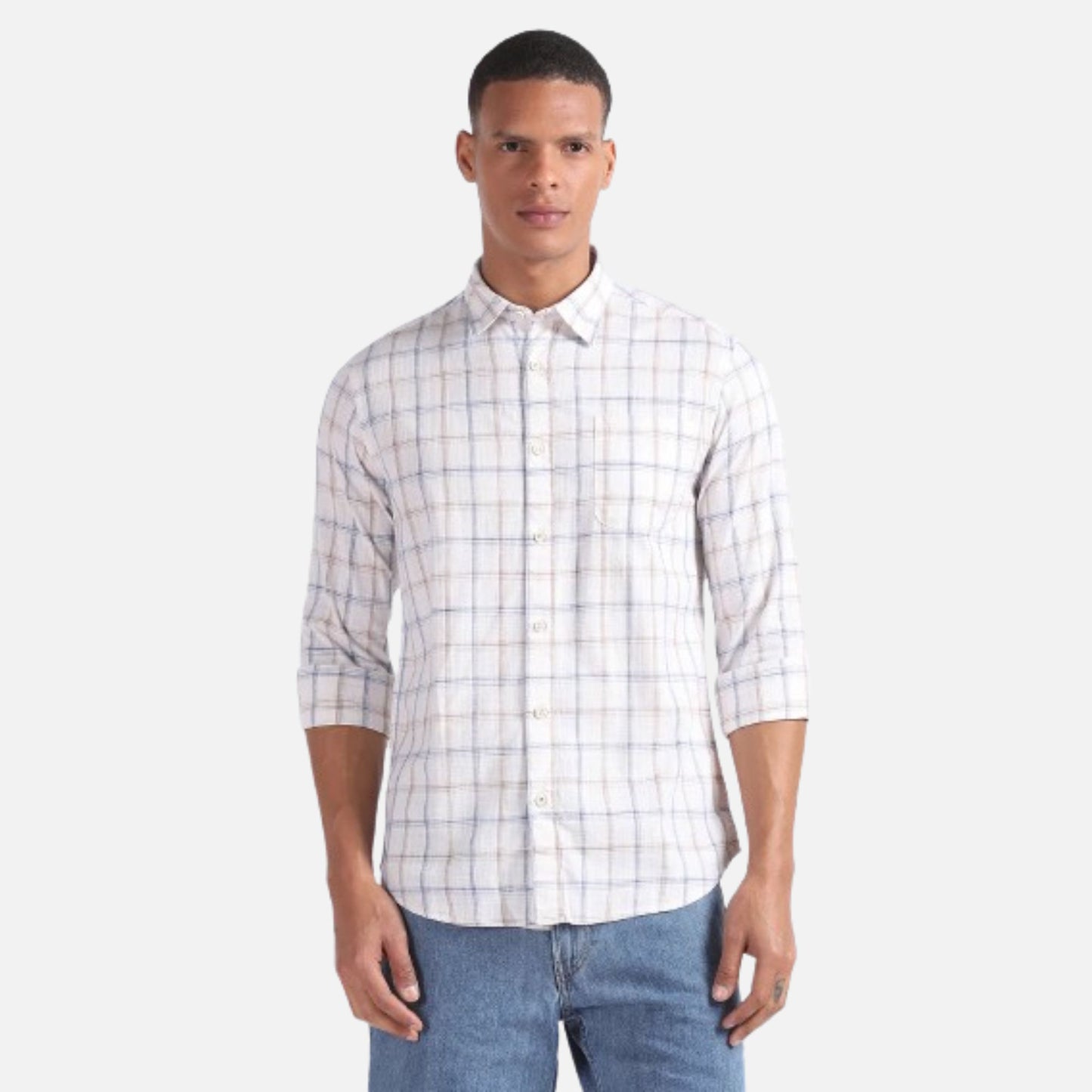 Amsler Check Cotton Shirt