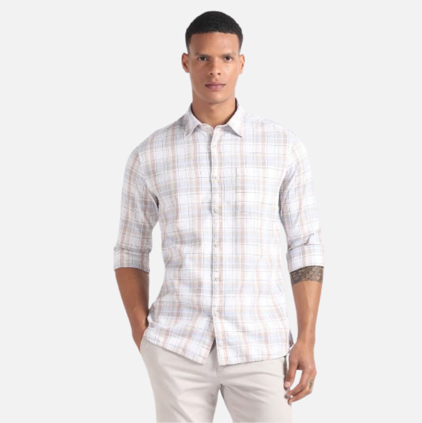 Tartan Check Cotton Shirt