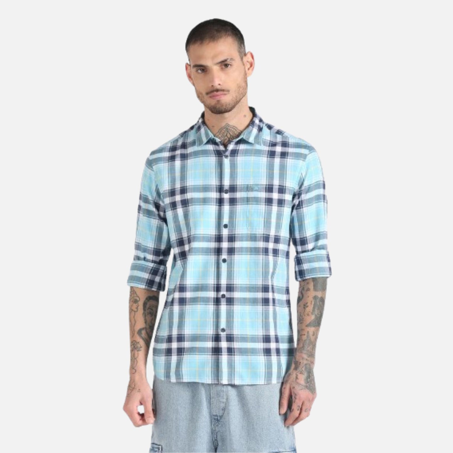 Pure Cotton Tartan Check Shirt