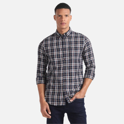 Tartan Check Herringbone Shirt