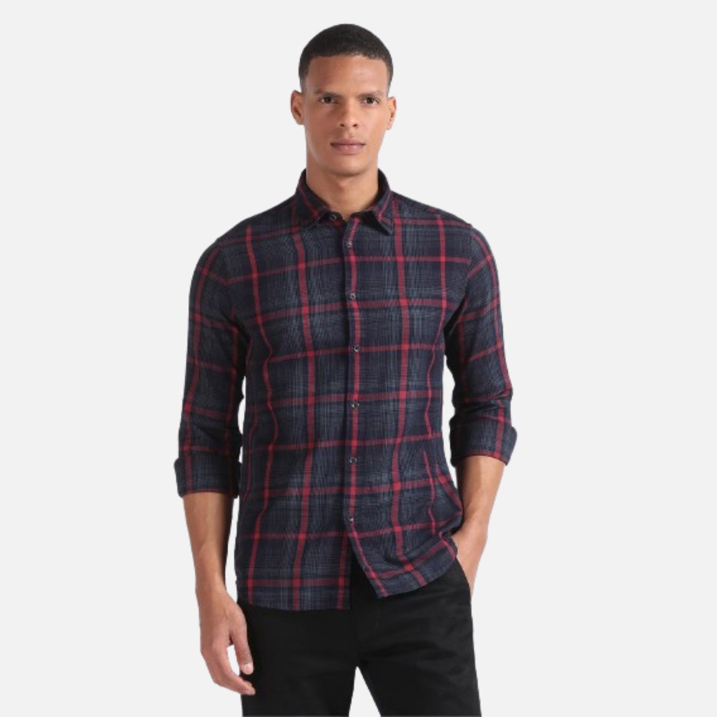 Dupplin Check Slim Shirt