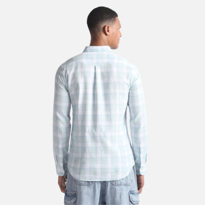 Plaid Check Waffle Shirt