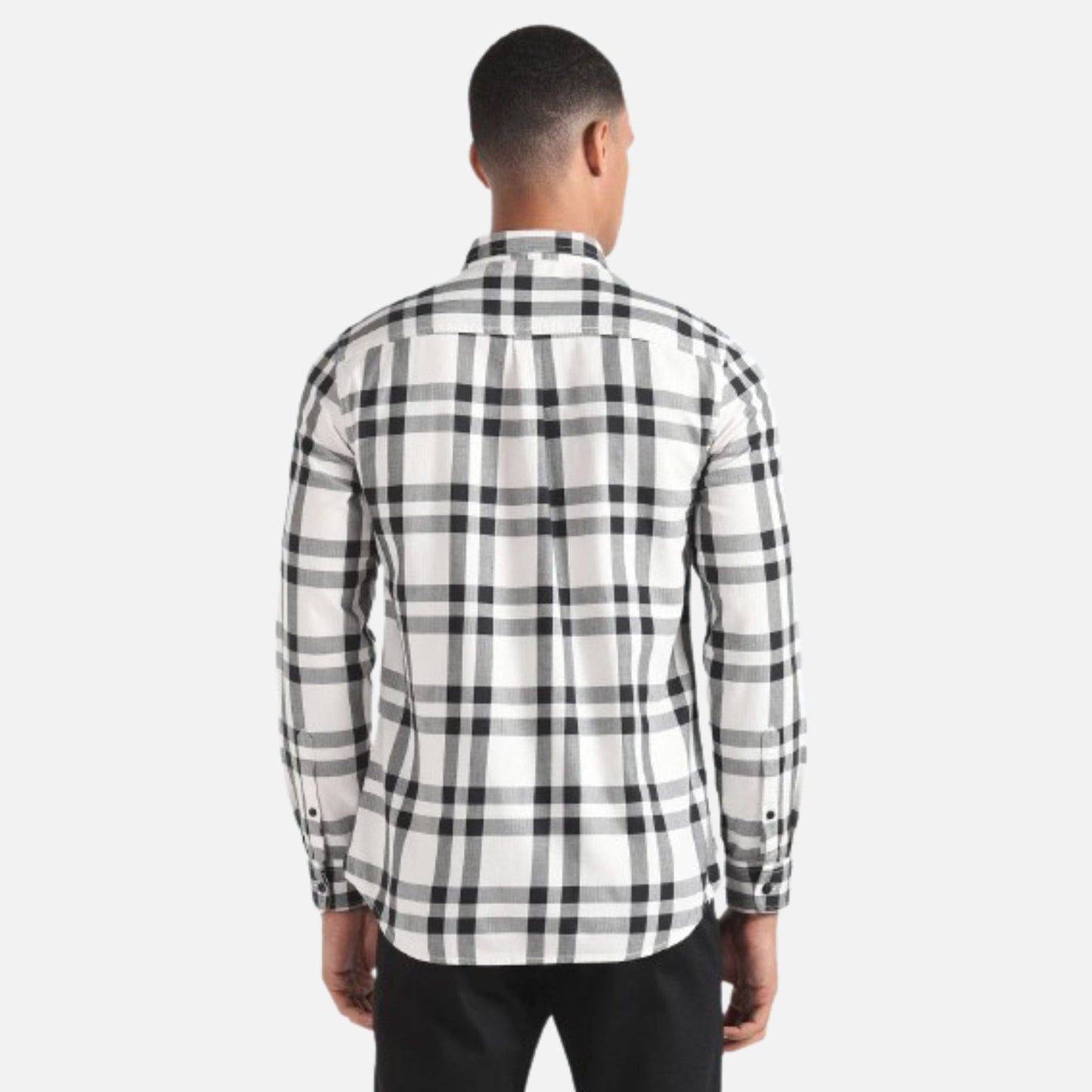 Tartan Check Herringbone Shirt