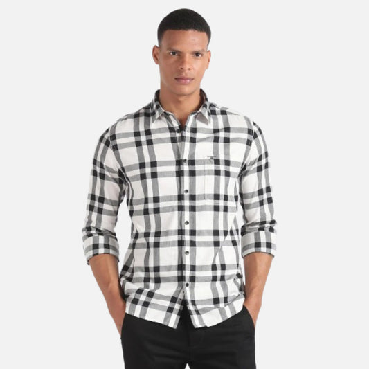 Tartan Check Herringbone Shirt