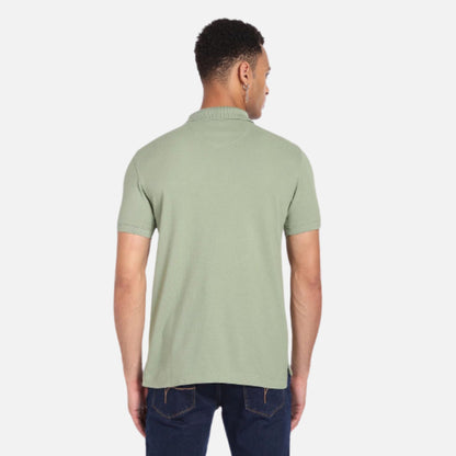 Short Sleeve Solid Polo Shirt