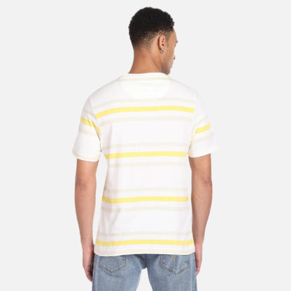 Crew Neck Horizontal Stripe T-Shirt