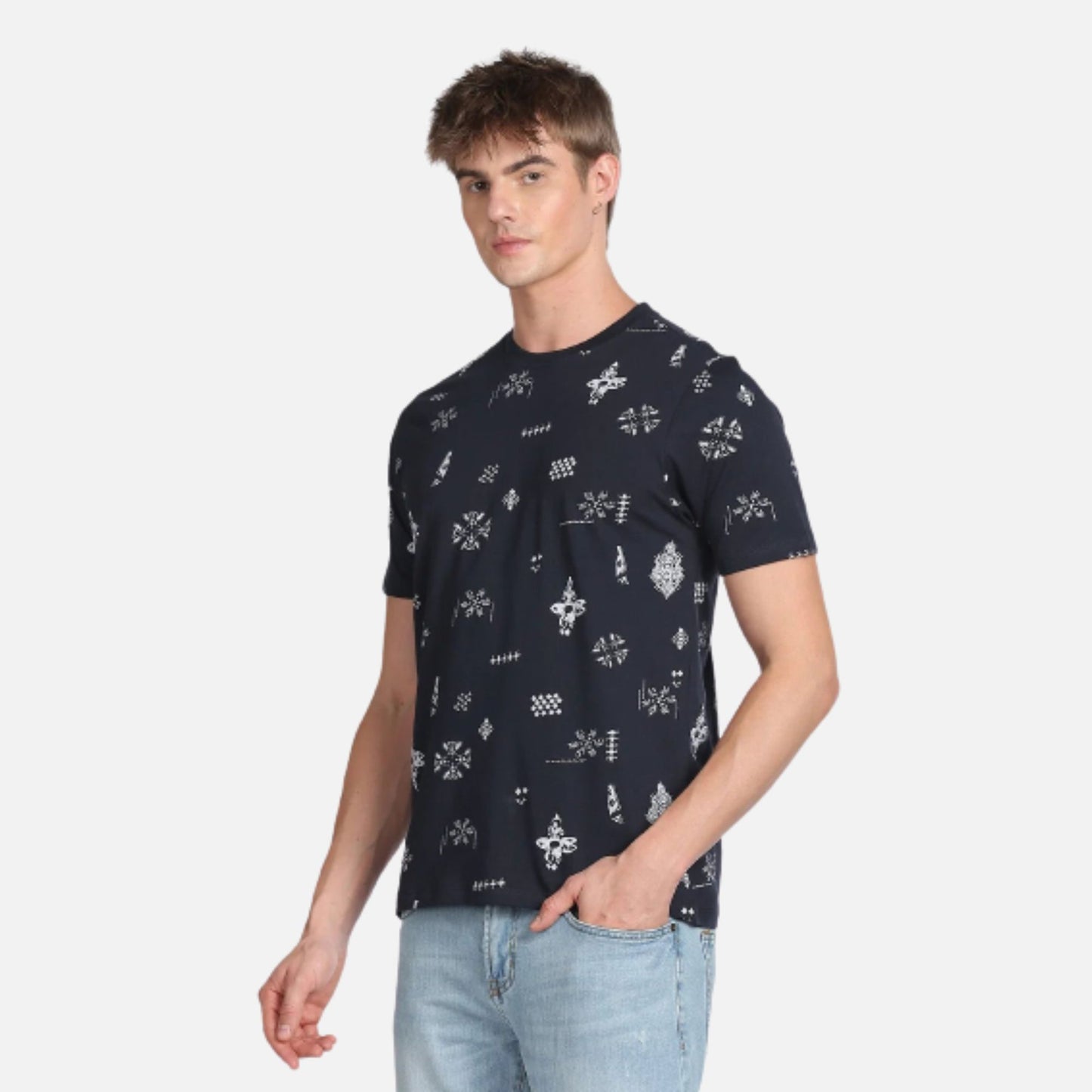 Graphic Print Cotton T-Shirt