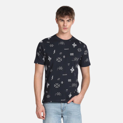 Graphic Print Cotton T-Shirt