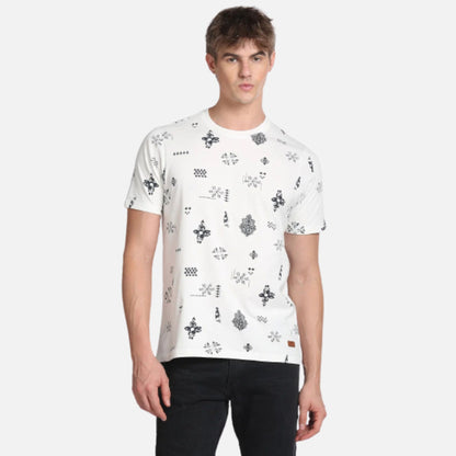 Graphic Print Cotton T-Shirt