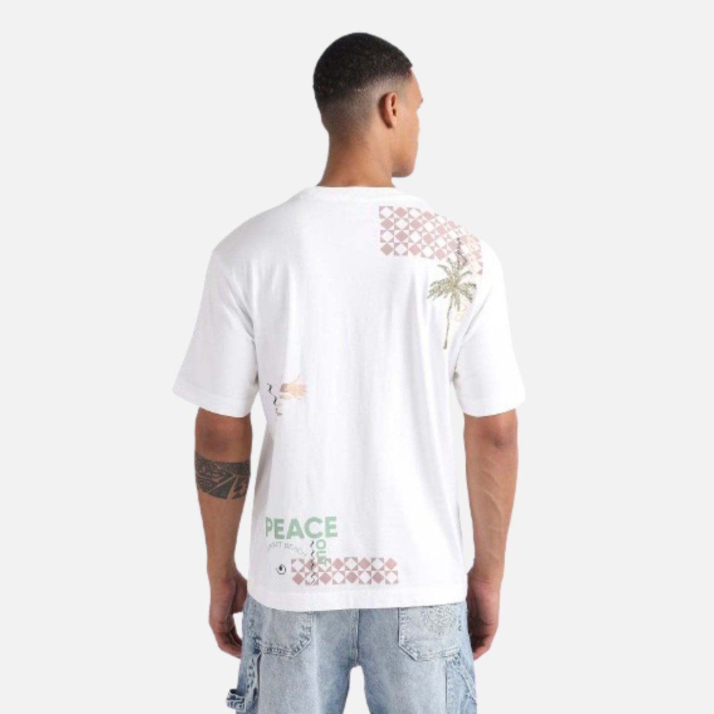 Placement Graphic Oversized T-Shirt