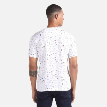 All Over Print Cotton T-Shirt