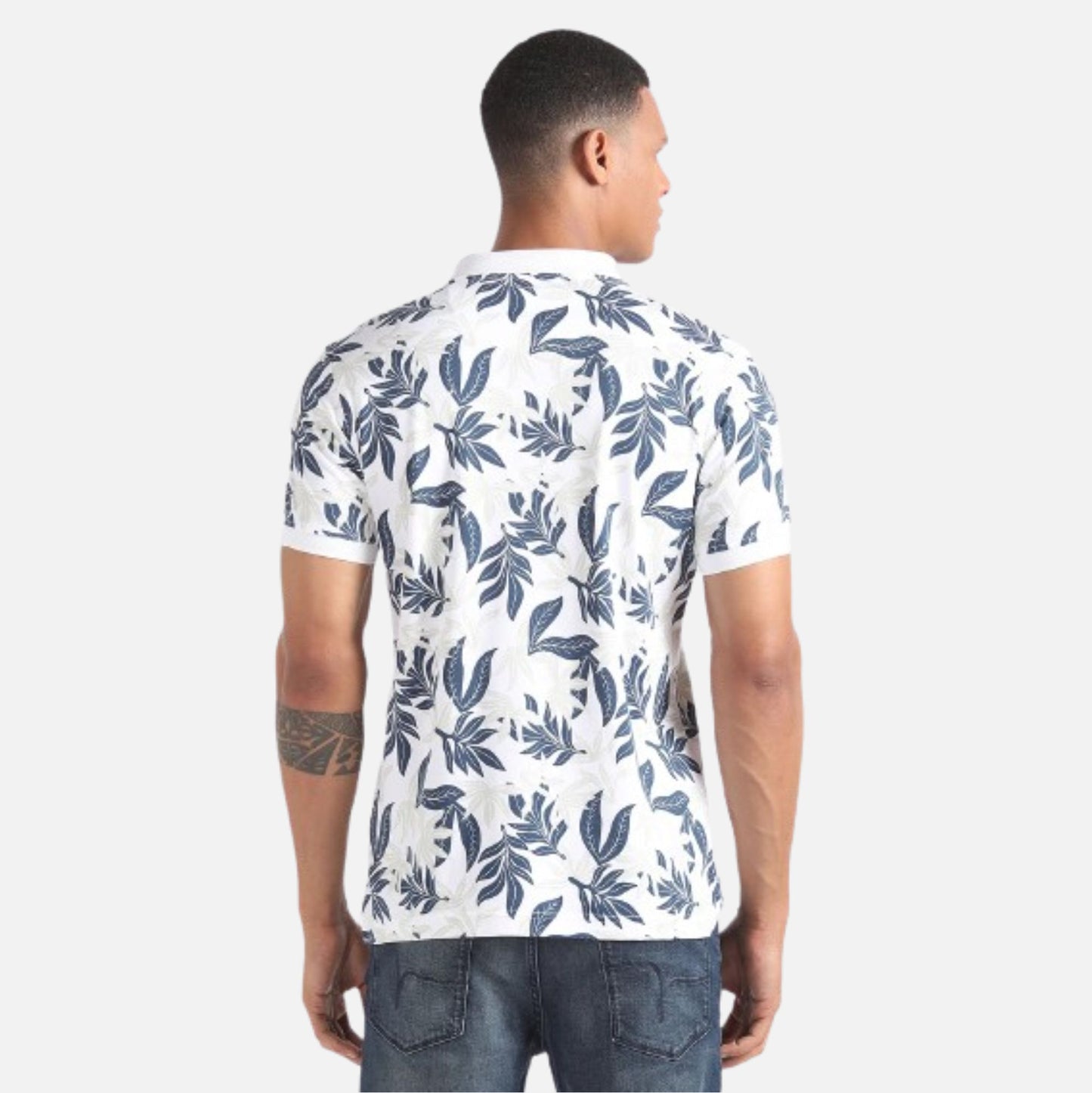 Mercerised Tropical Polo Shirt