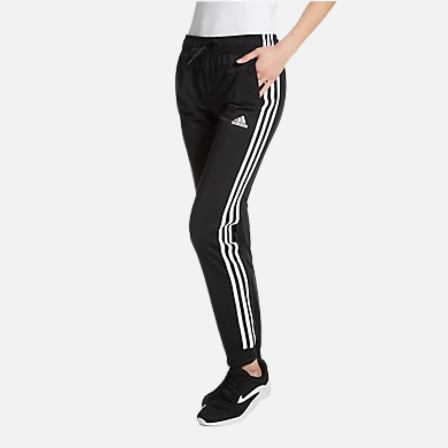 PRIMEGREEN ESSENTIALS WARM-UP SLIM TAPERED 3-STRIPES TRACK PANTS