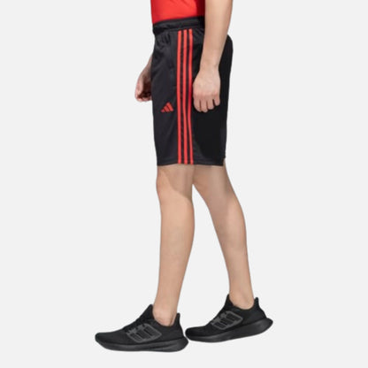 TRAIN ESSENTIALS PIQUÉ 3-STRIPES TRAINING SHORTS